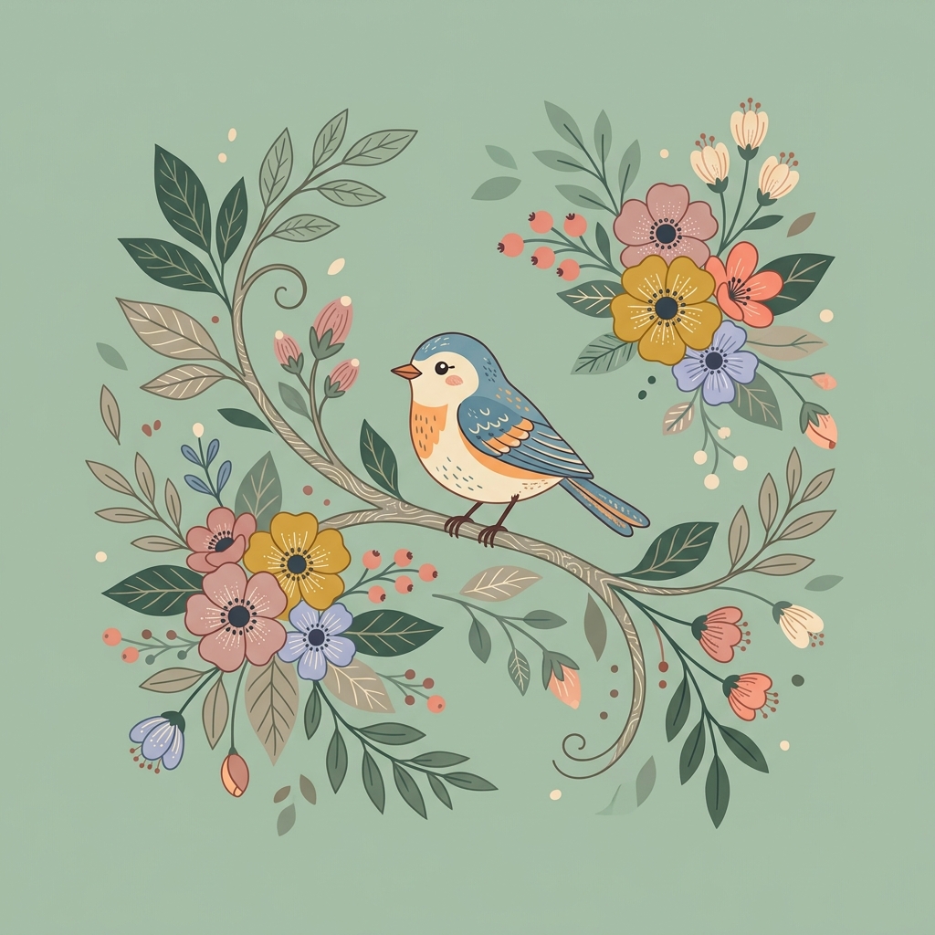 SlashMe Botanical Illustration